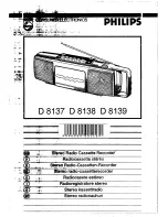 Philips D 8137 User Manual preview