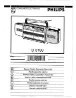 Предварительный просмотр 1 страницы Philips D 8188 User Manual