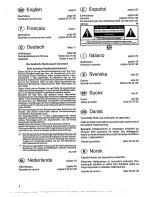 Предварительный просмотр 2 страницы Philips D 8188 User Manual