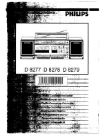 Philips D 8277 User Manual preview