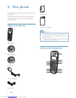 Предварительный просмотр 6 страницы Philips D120 User Manual