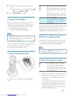 Предварительный просмотр 11 страницы Philips D120 User Manual