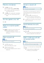 Preview for 13 page of Philips D121 Extended User Documentation