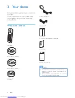 Preview for 6 page of Philips D130 Extended User Documentation