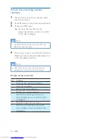 Preview for 28 page of Philips D130 Extended User Documentation