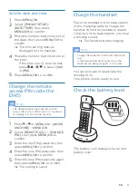 Предварительный просмотр 11 страницы Philips D140 Extended User Documentation