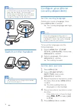 Предварительный просмотр 10 страницы Philips D141 Extended User Documentation