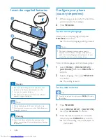 Preview for 10 page of Philips D150 Extended User Documentation