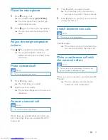 Preview for 13 page of Philips D150 Extended User Documentation