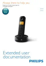 Philips D160 Extended User Documentation preview