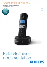 Philips D161 Extended User Documentation предпросмотр