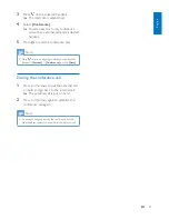 Preview for 17 page of Philips D200 Extended User Documentation