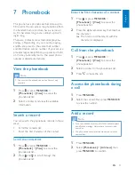 Preview for 19 page of Philips D200 Extended User Documentation