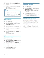 Preview for 20 page of Philips D200 Extended User Documentation