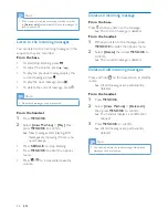 Preview for 28 page of Philips D200 Extended User Documentation