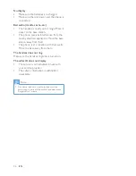 Preview for 38 page of Philips D200 Extended User Documentation