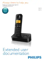 Philips D210 Extended User Documentation предпросмотр