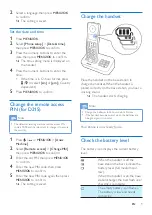 Preview for 11 page of Philips D210 Extended User Documentation