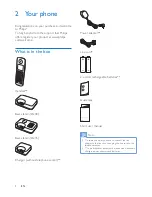 Preview for 6 page of Philips D230 Extended User Documentation