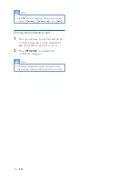 Preview for 16 page of Philips D230 Extended User Documentation