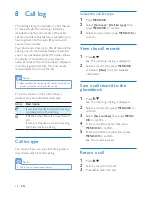 Preview for 20 page of Philips D230 Extended User Documentation