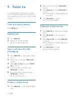 Preview for 22 page of Philips D230 Extended User Documentation