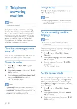 Preview for 26 page of Philips D260 Extended User Documentation