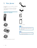 Preview for 6 page of Philips D315 Extended User Documentation