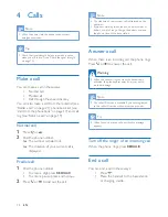 Preview for 14 page of Philips D315 Extended User Documentation