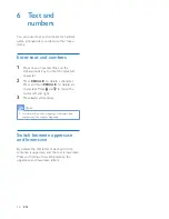 Preview for 18 page of Philips D315 Extended User Documentation