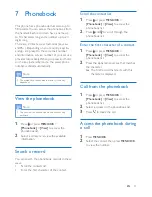 Preview for 19 page of Philips D315 Extended User Documentation