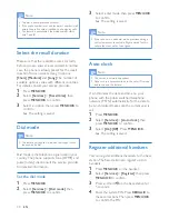 Preview for 32 page of Philips D315 Extended User Documentation