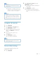 Preview for 33 page of Philips D315 Extended User Documentation