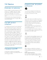 Preview for 35 page of Philips D315 Extended User Documentation