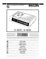 Philips D3630 User Manual preview