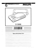 Preview for 1 page of Philips D3996 User Manual