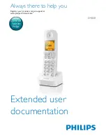 Предварительный просмотр 1 страницы Philips D4050 Extended User Documentation