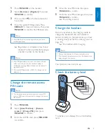 Предварительный просмотр 11 страницы Philips D4050 Extended User Documentation