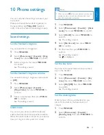 Preview for 21 page of Philips D4050 Extended User Documentation