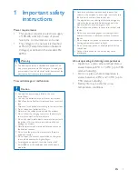 Предварительный просмотр 5 страницы Philips D450 User Documentation