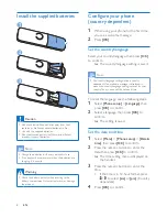 Предварительный просмотр 10 страницы Philips D450 User Documentation