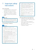 Preview for 5 page of Philips D4550 Extended User Documentation