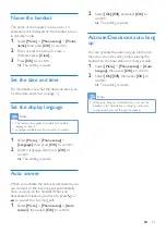 Preview for 23 page of Philips D4550 Extended User Documentation