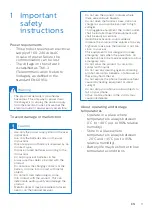 Предварительный просмотр 5 страницы Philips D460 Extended User Documentation