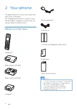 Предварительный просмотр 6 страницы Philips D460 Extended User Documentation