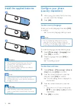 Предварительный просмотр 10 страницы Philips D470 Extended User Documentation