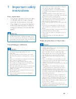 Предварительный просмотр 5 страницы Philips D600 Extended User Documentation