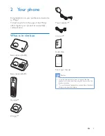 Предварительный просмотр 7 страницы Philips D600 Extended User Documentation