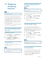 Предварительный просмотр 35 страницы Philips D600 Extended User Documentation