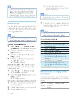 Предварительный просмотр 38 страницы Philips D600 Extended User Documentation